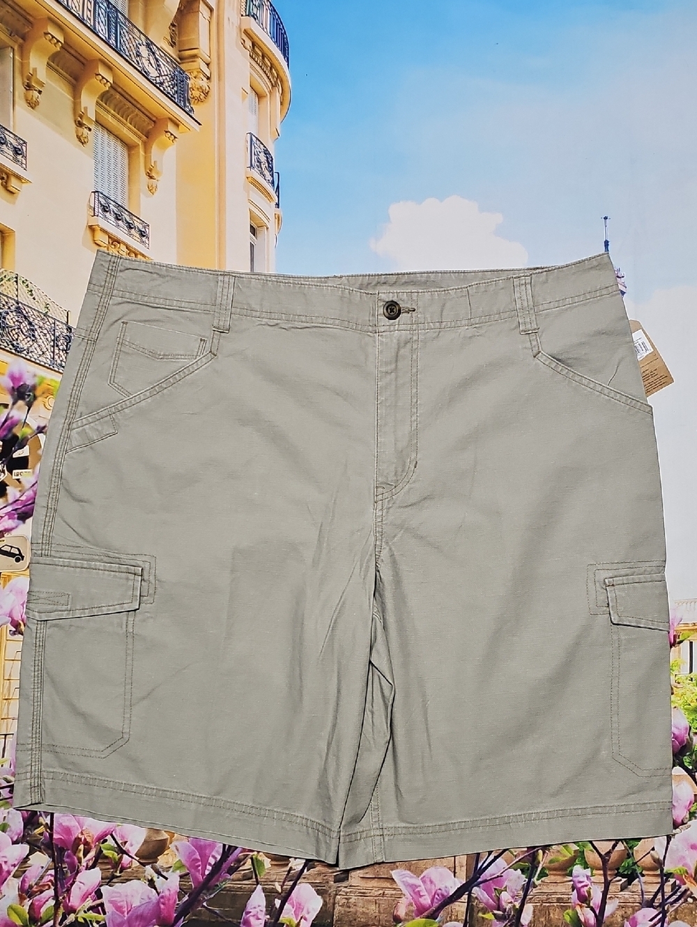 Field & Stream Men's Cargo Shorts Tan Size 40 New